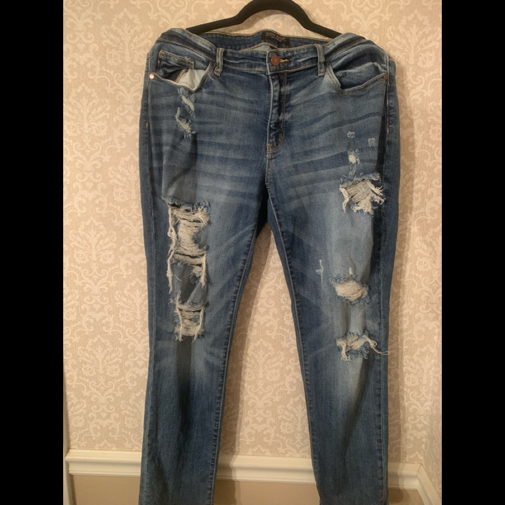 Judy blue boyfriend Jean size 15 /32
